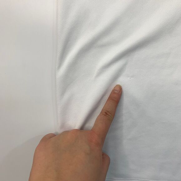 Adidas Polo Shirt Mens M Medium White Short Sleeve Quick Drying Performance Golf - Picture 7 of 15